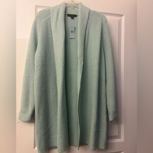 New with Tag. Ann Taylor Mint Green Open Cardigan Small Petite